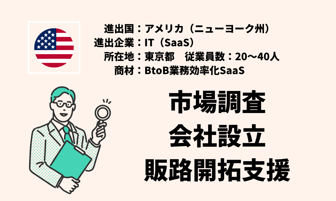 BtoB業務効率化SaaS｜市場調査+会社設立+販路開拓支援