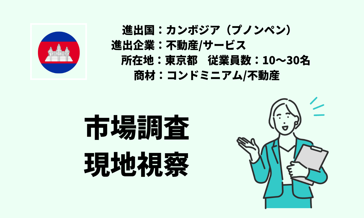 コンドミニアム/不動産|市場調査+現地視察