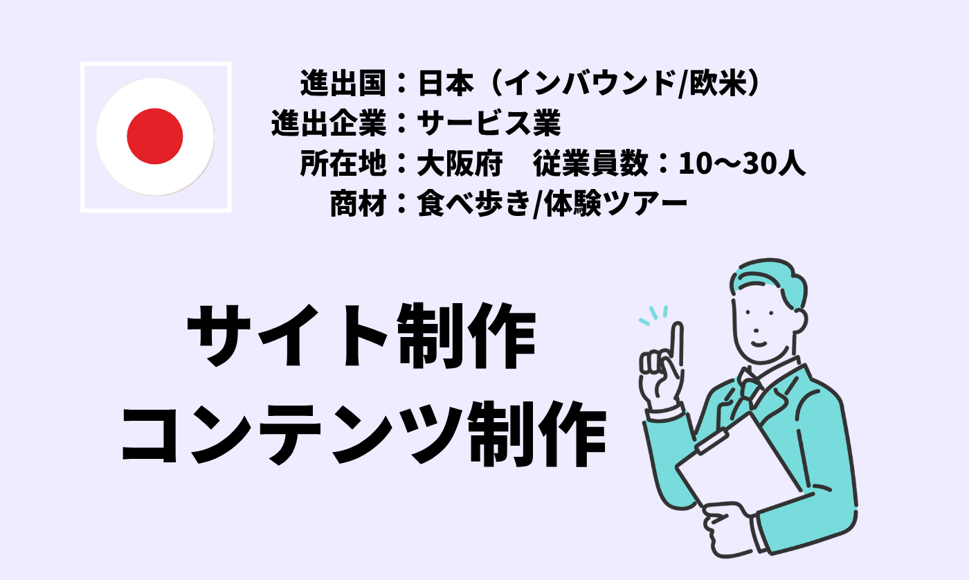 食べ歩き/体験ツアー｜サイト制作＋コンテンツ制作