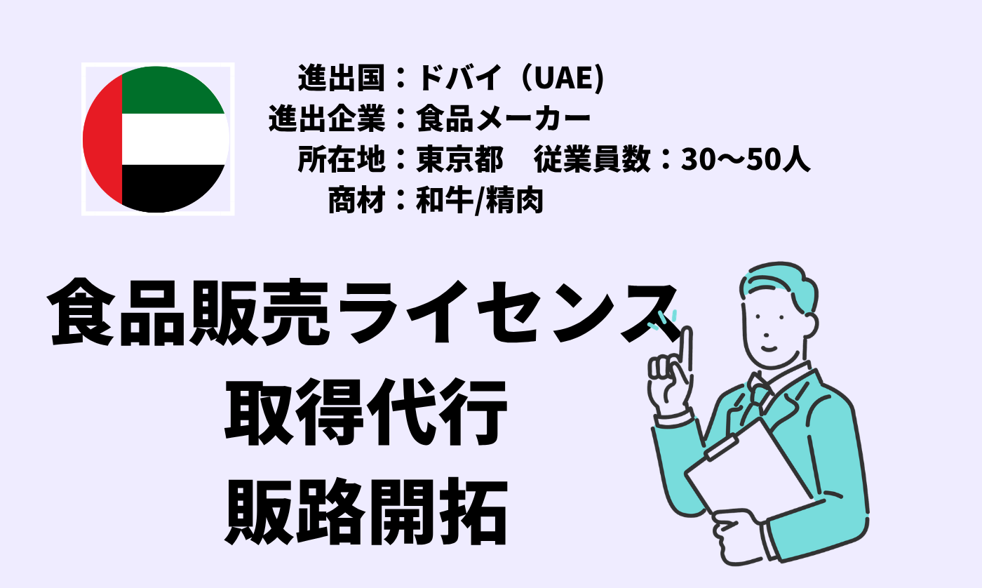 和牛/精肉｜食品販売ライセンス取得代行＋販路開拓