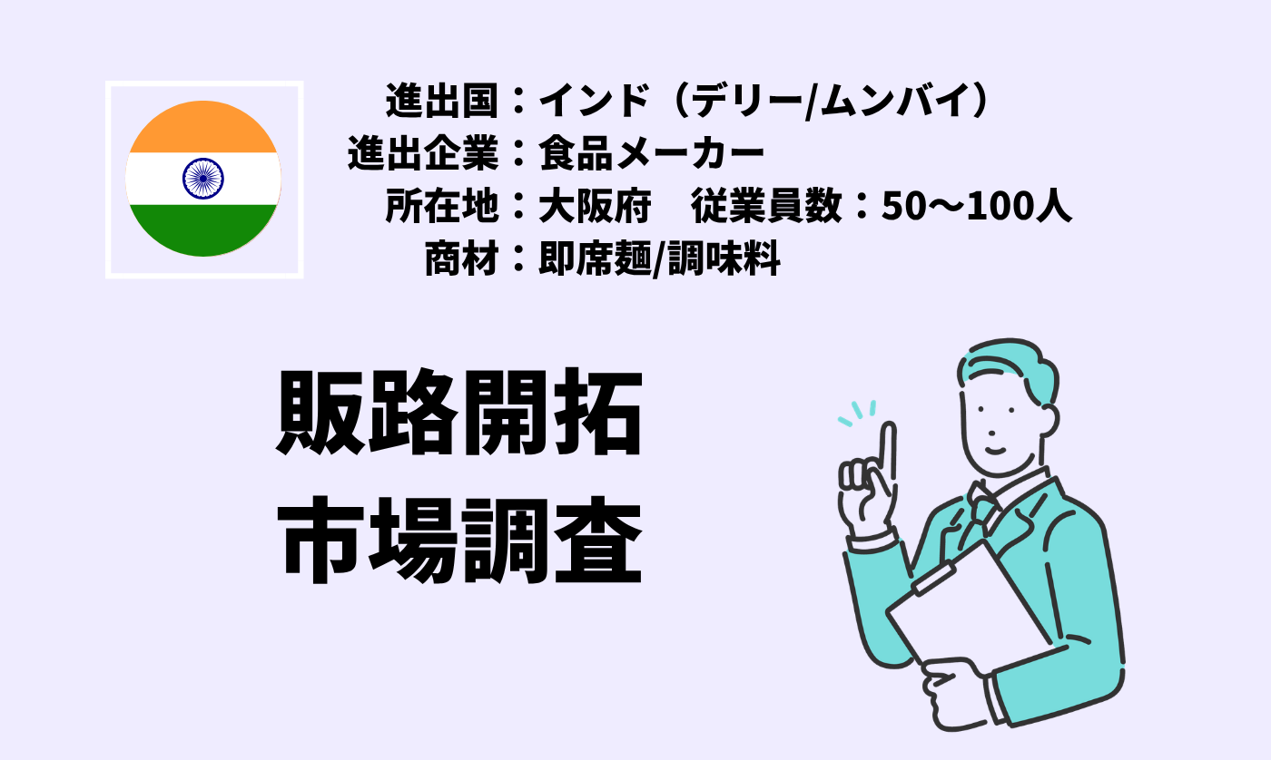 即席麺/調味料｜販路開拓+市場調査