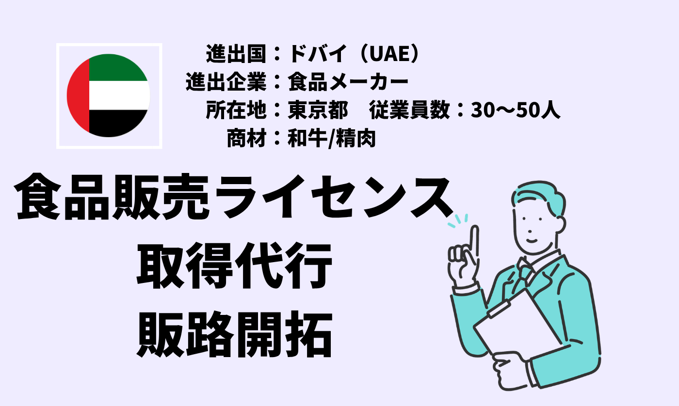 和牛/精肉｜食品販売ライセンス取得代行＋販路開拓
